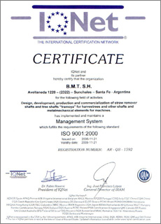 Certificación internacional IQNet